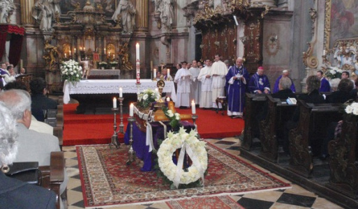 Pohreb dp. Ladislava Frankoviča , OPraem. 