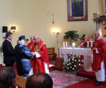 Vysvätenie sochy sv. Floriána