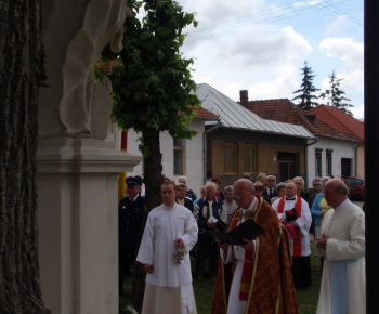 Vysvätenie sochy sv. Floriána