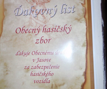 Výročná členská schôdza dobrovoľných hasičov