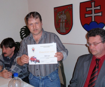 Výročná členská schôdza dobrovoľných hasičov