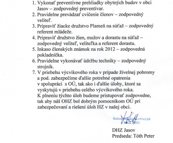 V obecnom Dobrovoľnom hasičskom zbore sa volilo vedenie