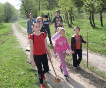 Čistenie náučného chodníka