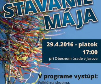 Pozvánka na Stavanie Mája