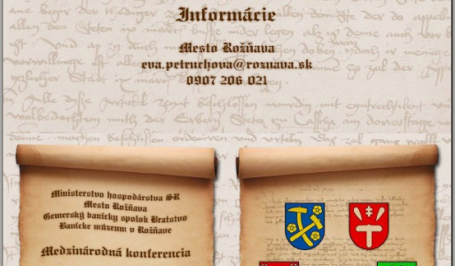 520. výročia založenia Zväzu hornouh. banských miest - Rožňava 